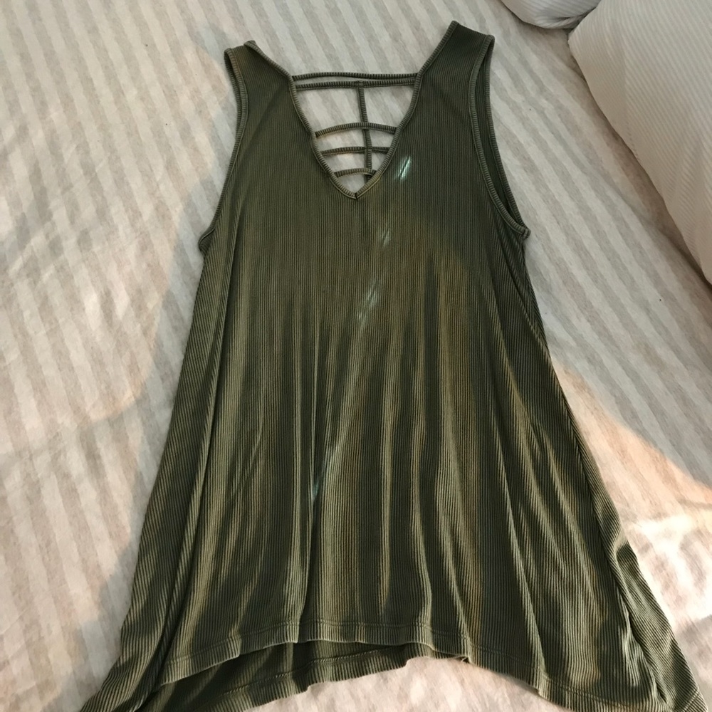 Ribbed American Eagle tank top